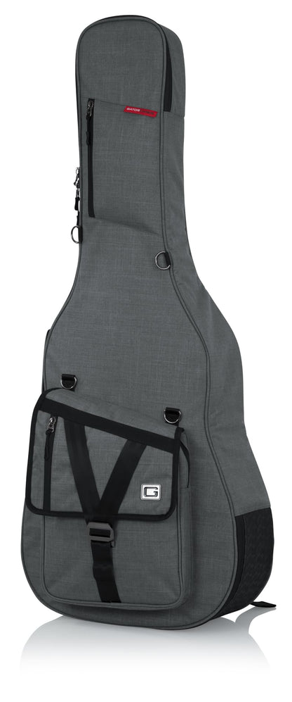 Gator Transit Acoustic Guitar Bag - Light Grey