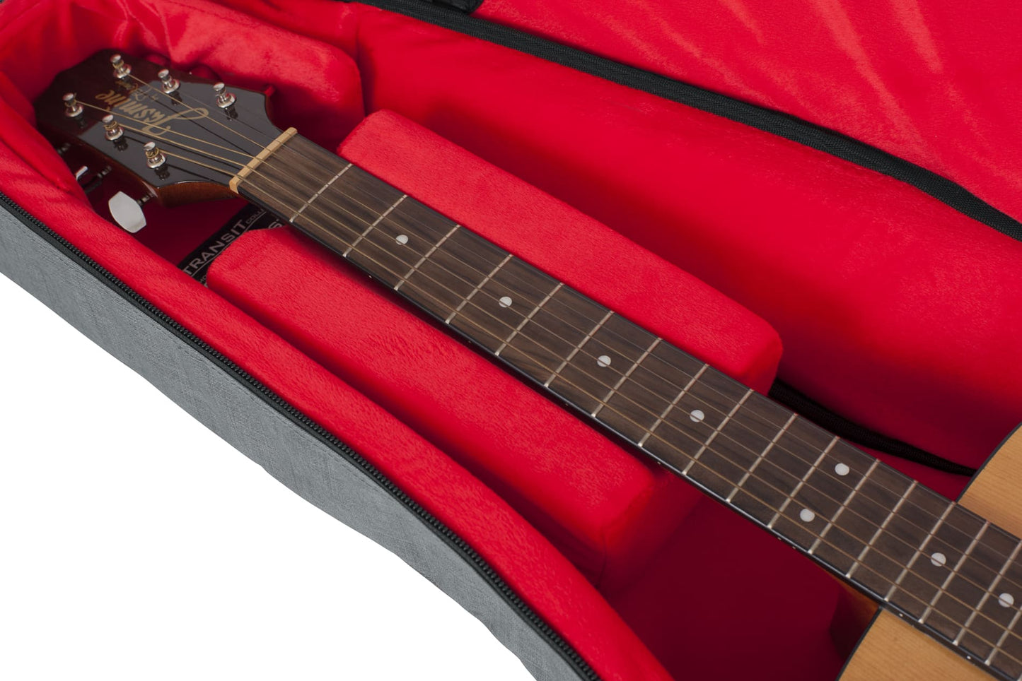 Gator Transit Acoustic Guitar Bag - Light Grey