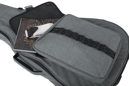 Gator Transit Acoustic Guitar Bag - Light Grey
