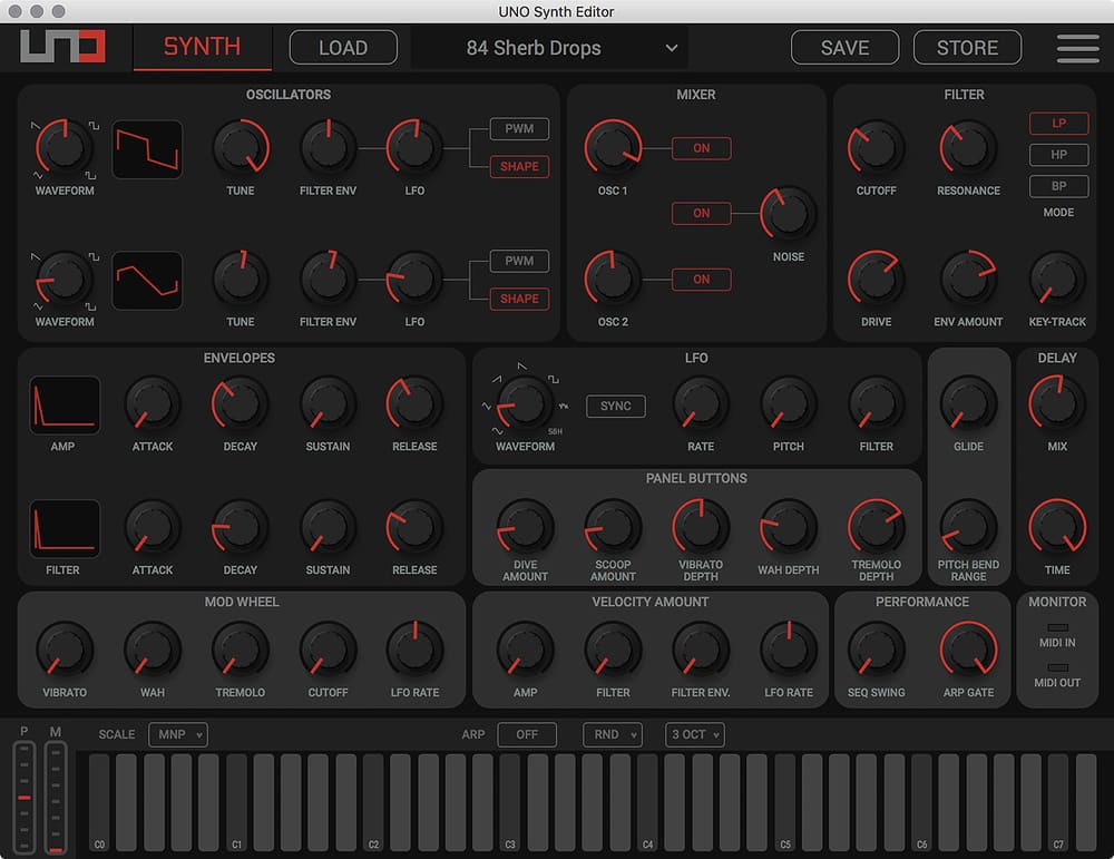 IK Multimedia UNO Synth Analog Synthesizer