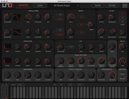 IK Multimedia UNO Synth Analog Synthesizer