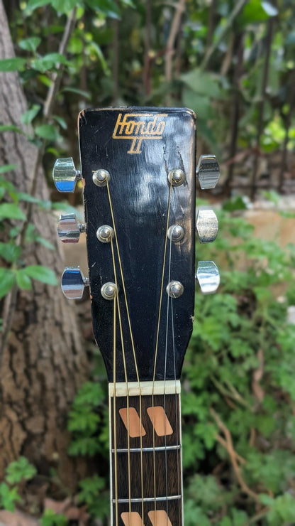 Hondo ii h180a Vintage Electro Acoustic Guitar, Hummingbird