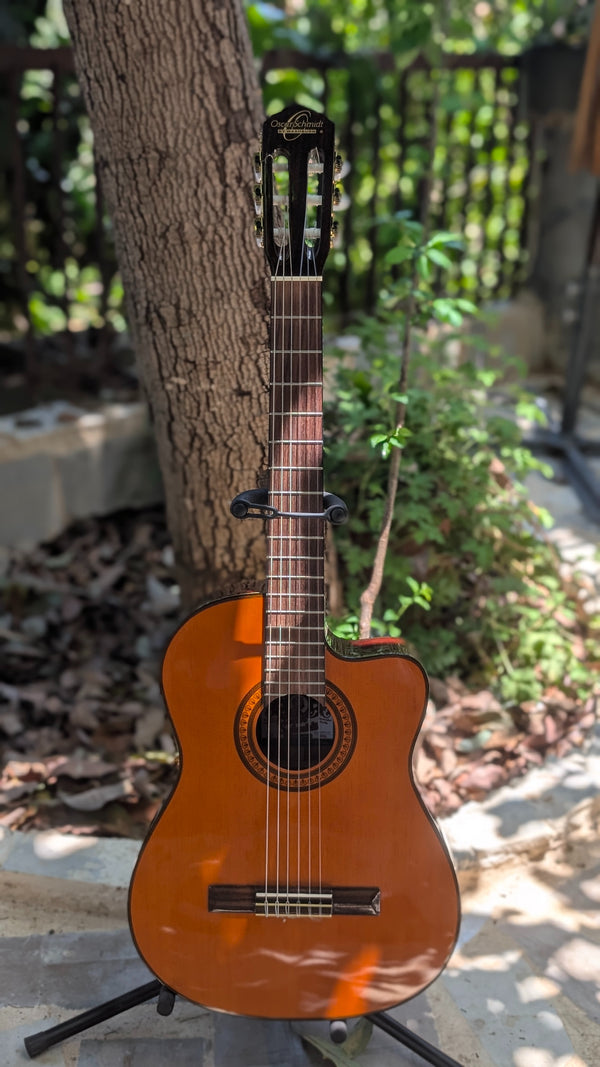 Oscar Schmidt OC11CE Classical Cutaway Acoustic-Electric Guitar